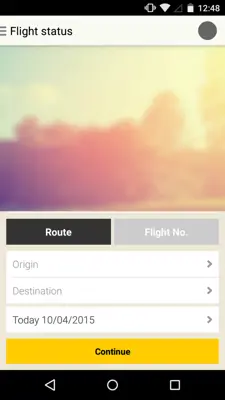 Vueling android App screenshot 1